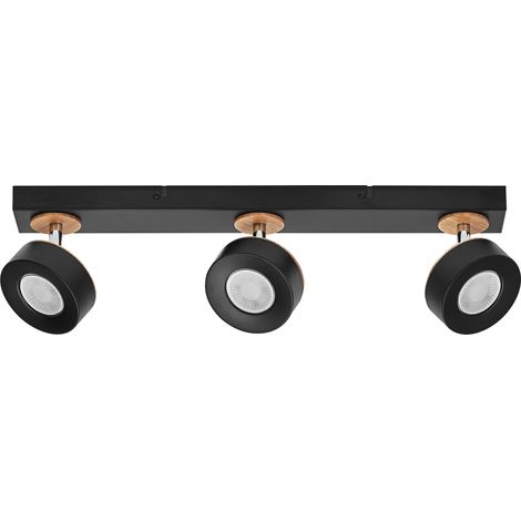 OSRAM DECOR SPOT PLUTO, 14,4W, 960lm, noir, spot, têtes réglables, utilisation polyvalente, spot d’intérieur, ton blanc chaud, finition supérieure, montage facile (1/5)