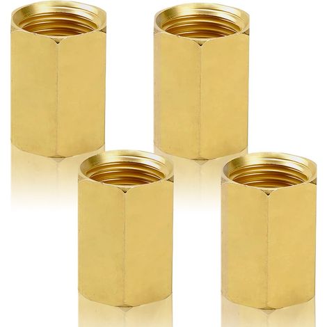 Lot de 4 manchons en laiton, douille à air comprimé G1/4" (1/5)