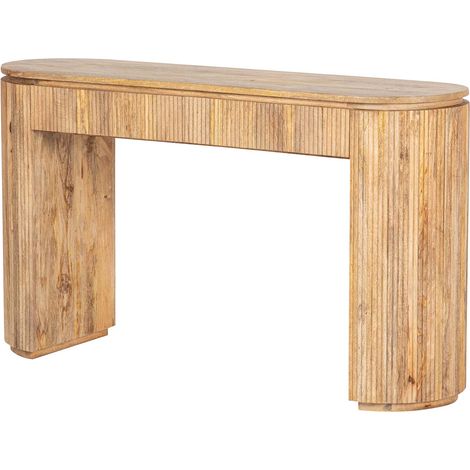 Console Myra en bois de manguier brun 140 x 40 x 80 cm