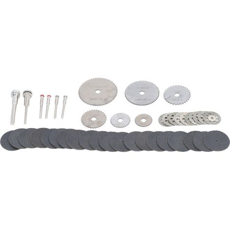 Lot de 42 disques de scie circulaire et meules abrasives pour métal et bois (1/5)