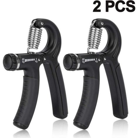 Entraîneur de force de préhension - - Réglable - Ergonomique - Antidérapant - Acier inoxydable (1/5)