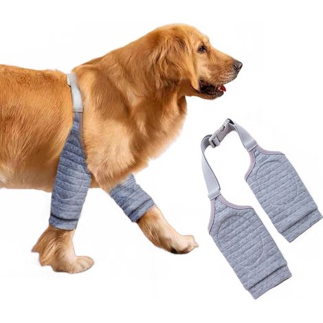 Coudières pour chien - Genouillères avant pour grand chien, taille 3XL (1/4)