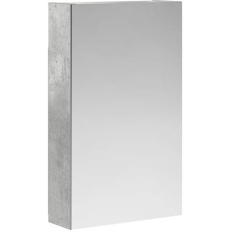 Maison Exclusive - Badezimmerspiegelschrank mit Regal Beton Grau
