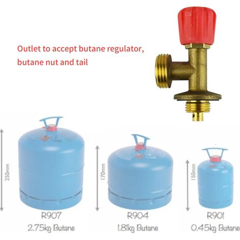 Adaptateur de bouteille de gaz pour bouteilles Campingaz 901, 904 et 907 (1/5)
