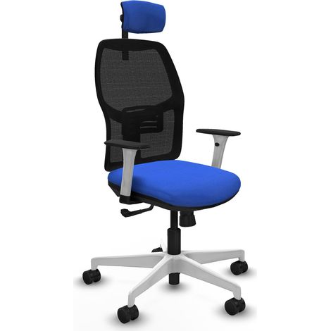Silla de oficina piqueras y crespo Alfera negra malla ajustable (1/2)