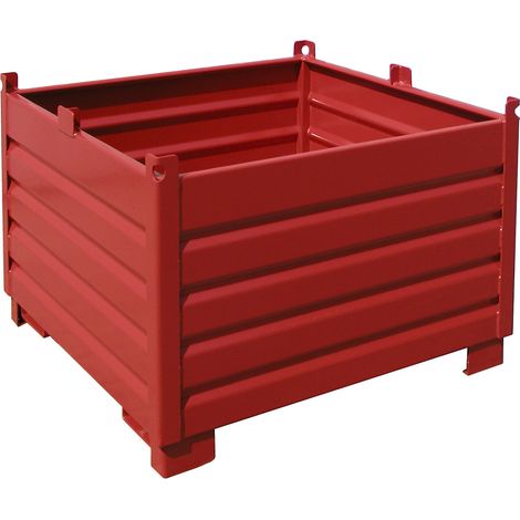 Bauer Südlohn système de conteneurs de collecte SBS 1000, peint, rouge feu