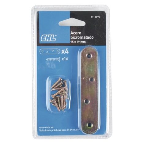 PLACA ENSAMB. 63,5X16 MM. 4 UDS. EHL - EHLIS
