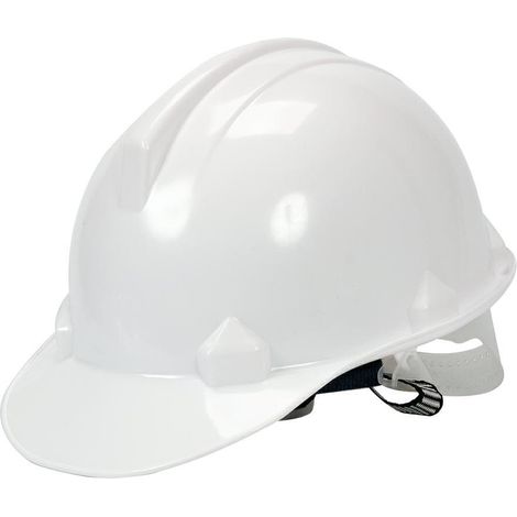 Casco di sicurezza Vorel in hdpe bianco