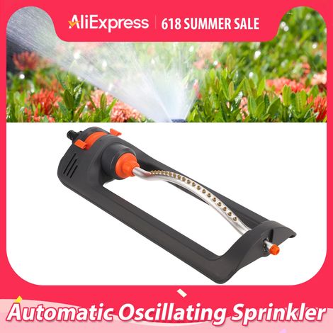 (1 pièce) Arroseur oscillant automatique pour pelouse, 19 trous, 4 modes d'arrosage, pour jardin et irrigation agricole (1/4)