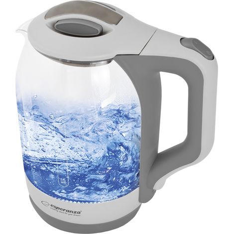 ESPERANZA EKK025W Hervidor eléctrico Yukon 1.7 L Blanco, Polipropileno, Multicolor, Único (1/3)