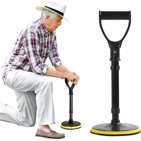 Aide au Relèvement de Lit Réglable (Noir), Dispositif d'Aide à la Mobilité et au Lever du Sol pour Seniors. (1/5)