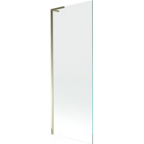 Mexen Next L paratia vasca da bagno 1-anta 70 x 150 cm, trasparente, oro - 895-070-000-03-00-50 (1/5)
