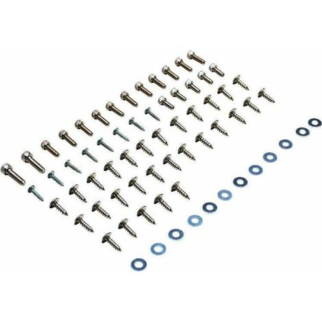 Kit de vis de carrosserie carénage capotage acier chromé compatible avec MBK Nitro Yamaha Aerox Scooter moto