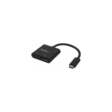 StarTech.com USB-C auf DisplayPort Adapter mit Power Delivery - 4K 60Hz HBR2 - USB-C auf DP 1.2 Alt Mode Videoadapter mit 60W PD Pass-Through Laden - Thunderbolt 3 Kompatibel (1/5)