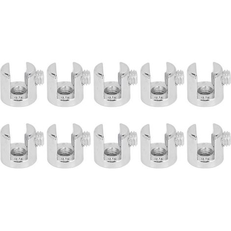 AUCUNE Pince de fixation de panneau de verre Pince de fixation de plaque de verre, 10 pièces, Clip de fixation de beaute anti-age
