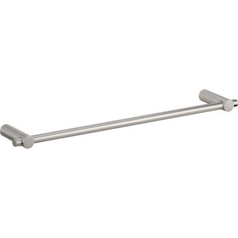 Porte-serviettes mural de 420 mm de long en acier inoxydable AISI 304 au design épuré Arqea Tuttotondo AD4510  Acier inoxydable (1/2)