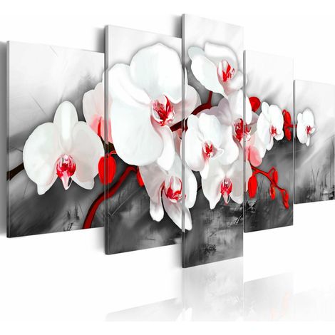 Tableau orchidée unique - 200 x 100 cm (1/4)
