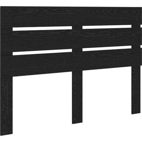 Cabecero Roble Negro Madera de ingeniería vidaXL