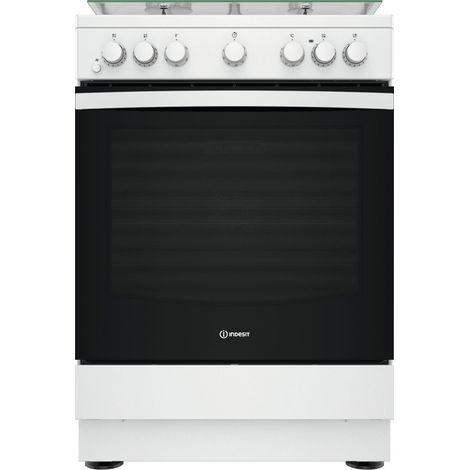 Indesit Cucina IS67G4PHW/E - IS67G4PHW/E. Tipo di prodotto: Cucina, Colore del prodotto: Bianco, Tipo di controllo: Manopola. Tipo di piano cottura: Gas, Numero totale di fuochi: 4 F... - 869991600850 (1/10)