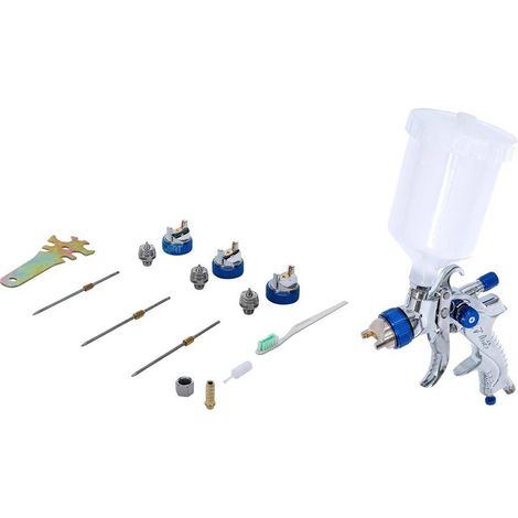 Pistolet de Peinture Pneumatique - 3 Buses 1,4-1,7-2,0 mm - Précision et Polyvalence - Pro - D-Work (1/5)