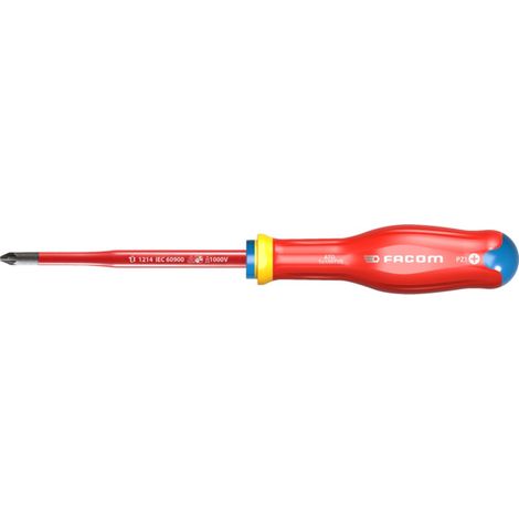 Tournevis Facom, Pointe Pozidriv PZ1 type Standard, 100 mm ( Prix pour 1 )