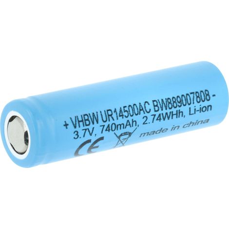vhbw Akku kompatibel mit Braun 51-W1000s, 51-W4200cs, 51-W1600s, 5762, 5764, 60-B1200s elektrische Zahnbürste (740 mAh, 3,7 V, Li-Ion)
