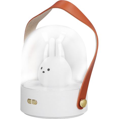 Veilleuse musicale portable pour chambre ou bureau, lampe mignonne à motif dessin animé, trois niveaux de luminosité, rechargeable par USB (1/5)