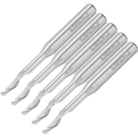 5 outils de fraisage CNC en carbure de tungstène pour gravure et usinage précis (1/5)