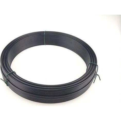Fil de tension noir 3,5 mm - 100 mètres par bobine