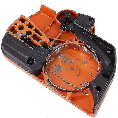 Ensemble de frein de chaîne, couvercle latéral d'embrayage pour tronçonneuse Husqvarna 445 450, pièces détachées n° 544097902 P20250110453 (1/5)
