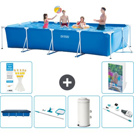 Rechteckiger Frame Pool - 450x220x84 cm - 7-teilig S83