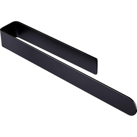 TONCHEAN Porte-serviette porte-serviettes noir salle de bain porte-serviettes collant 37 cm (1/3)