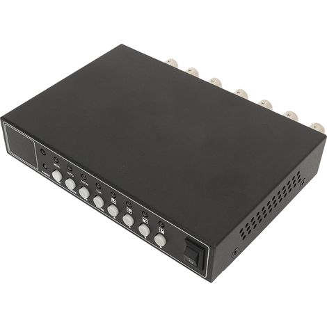 Répartiteur vidéo 4 canaux DC12V Boîtier de commande vidéo haute définition pour caméra de stationnement, camion, bus, bateau (1/5)