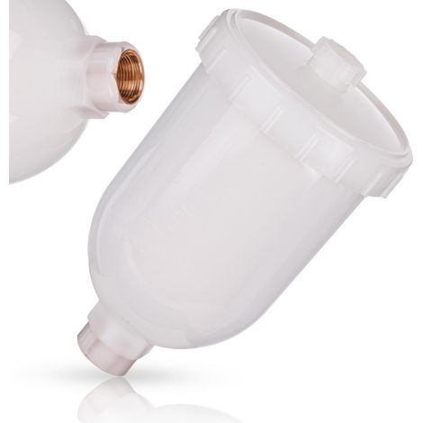 SERBATOIO PER VERNICE PER PISTOLA 250ML NITRO-RESISTENTE FILETTO M14X1 (1/5)