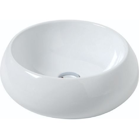Lavabo da appoggio 45 cm, modello LA65, colore bianco (1/3)