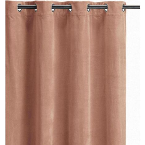 Rideau uni coloris Épice pour salon et chambre, habillage de fenêtre 140 x 280 cm - PANGIVO