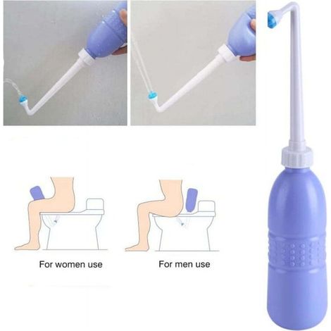 Bidet Portable à Main pour Hygiène Personnelle, Pulvérisateur de Salle de Bain pour Maison et Voyage (1/2)