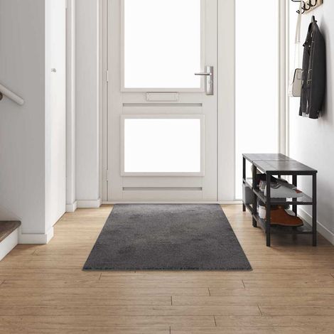 Teppichläufer Grau 100 x 300 cm 100% Polypropylen Tuft