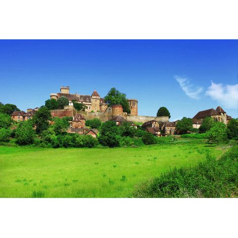 Tableau sur toile Bretenoux 65x97 cm - Impression sur Toile Murale Décorative - Image imprimée en HD sur Toile - Toile sur Châssis en Bois FSC - Fabriqué en France (1/5)