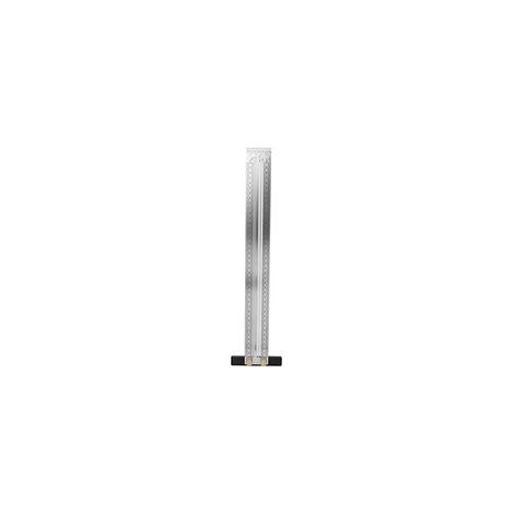 Hochpräzises Markierungslineal, Messlineal aus Edelstahl, Zimmermannswinkel, T-Lineal, automatischer Bleistift-Zimmermannsmesser (400 mm T-Lineal) - Crezuo