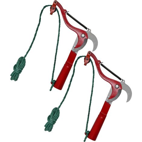 2pièces Sécateur de Jardin Coupe-branches Cisaille à Jardin Outils de Jardinage Élaguer Plantes (1/5)