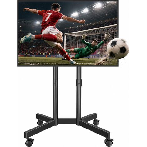 Support TV sur Pied à roulettes, 32-70 Pouces, Charge 50 kg (1/5)