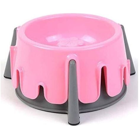 BUNTHAUS Pet Bowl - Pet Plastique Haut de Gamme Bowl, Hauteur réglable Gamelle for Chiens Grand, Taille 20x9.5 cm (Color : Green)-Ensoleillé (1/5)