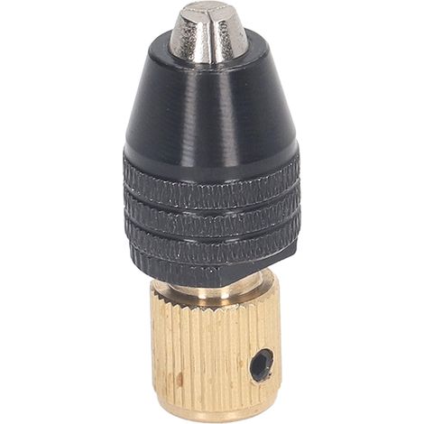 Mandrin de perceuse à 3 mors, outil rotatif, pince autoserrante, rallonge pour lignes droites, jeu de clés hexagonales, trou de 2,0 mm (1/5)
