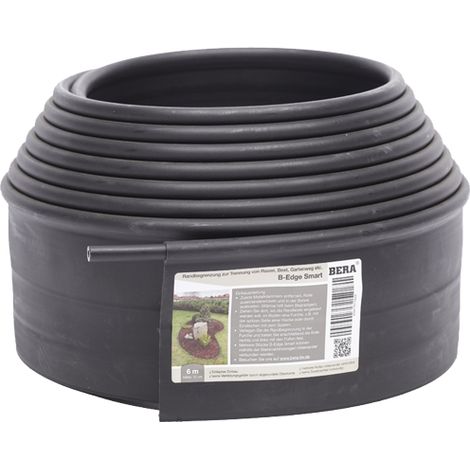 Profi-Rasenkante -Randlleiste - B-Edge Smart - Kunststoff - Schwarz (1/5)