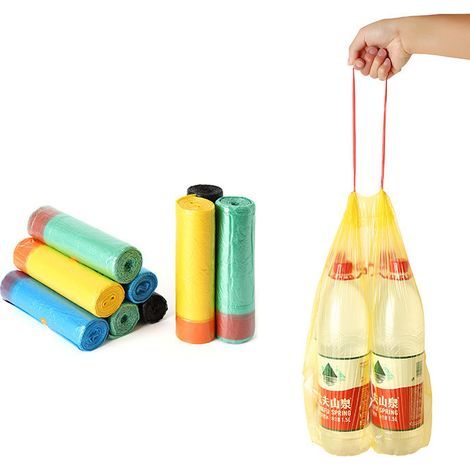 20-Liter-Küchenmüllbeutel aus transparentem Material mit Kordelzug (1/4)