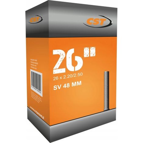 MTB-Fahrradschlauch 26 x 2,20/2,50 CST AV 48 47/53-559 SV (1/3)