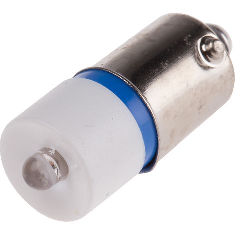 Voyant à LED Bleu, culot BA9S, 130V c.a. ( Prix pour 1 )