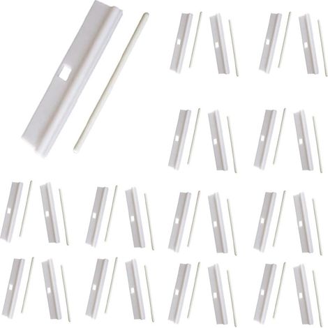 Accessoires de rideaux haut de gamme, panneaux suspendus sans couture de 89 mm, ensemble de 10 pièces (1/5)