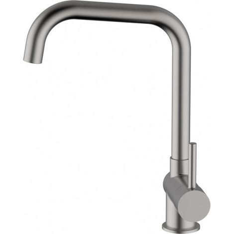 Teorema - Miscelatore lavello canna quadrata - Colore: Cromo satinato (1/2)
